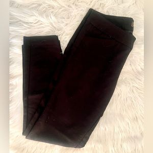 Crosby Black Cropped Cotton Trousers! Sz 4!
